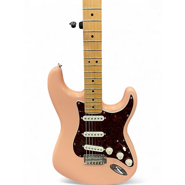 Used Fender Limited Edition Player Stratocaster Shell Pink Solid Body Electric Guitar
