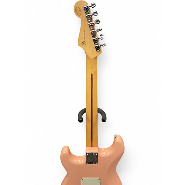 Used Fender Limited Edition Player Stratocaster Shell Pink Solid Body Electric Guitar