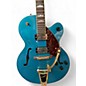 Used Gretsch Guitars G2410 Teal Hollow Body Electric Guitar