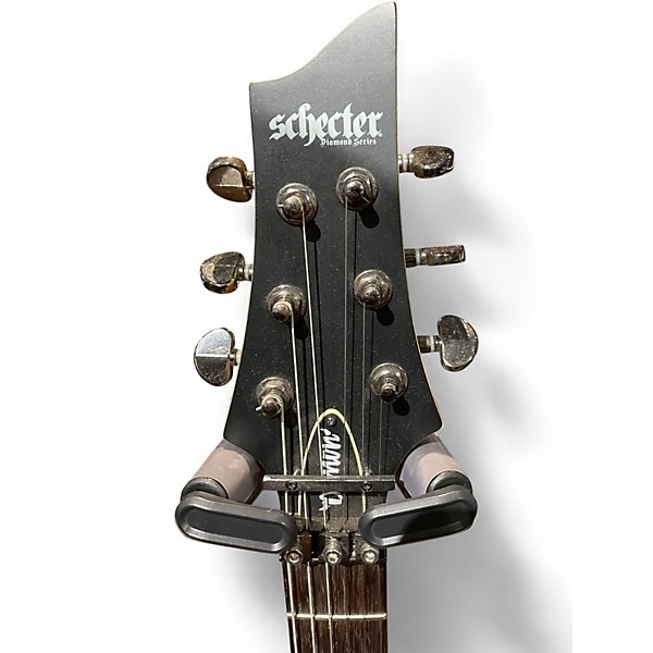 Used Schecter Guitar Research Demon 6 AGED BLACK SATIN Solid Body Electric Guitar