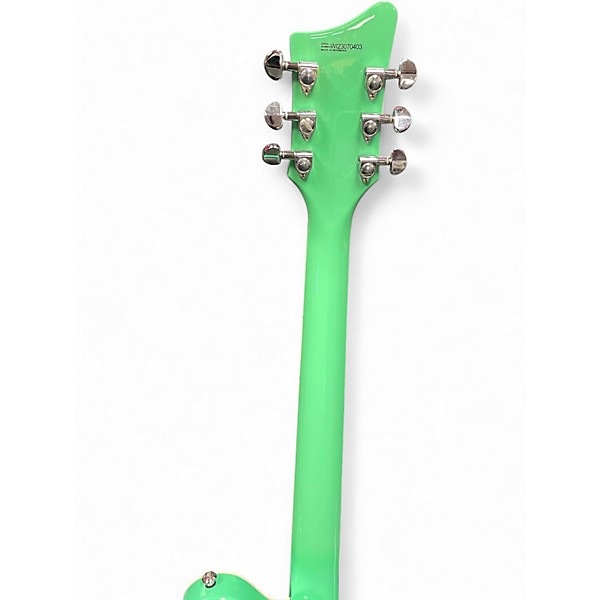 Used Airline MAP Baritone Left-Handed Seafoam Green Baritone Guitars