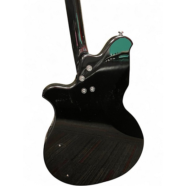 Used Airline MAP Tenor Black Solid Body Electric Guitar