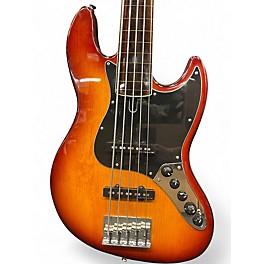 Used Sire V7 Fretless 5 String Tobacco Sunburst Electric Bass Guitar