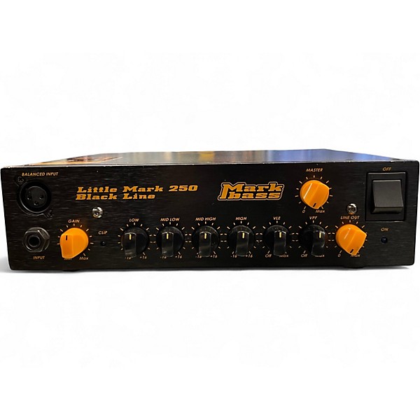 Used Markbass Blackline Little Mark 250 Bass Amp Head