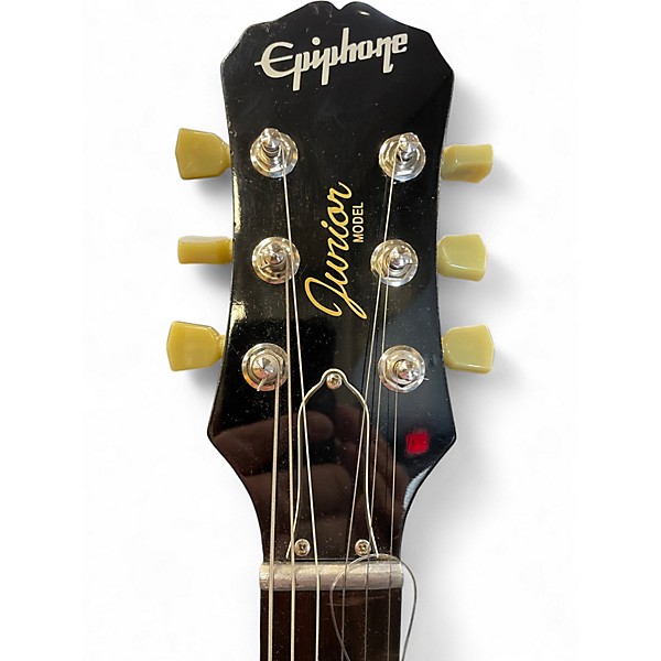 Used Epiphone Les Paul Junior Black Solid Body Electric Guitar