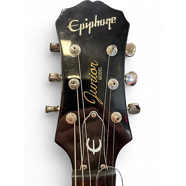 Used Epiphone Les Paul Junior 2 Color Sunburst Solid Body Electric Guitar