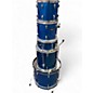 Used Ludwig 5 Piece Accent Blue Sparkle Drum Kit