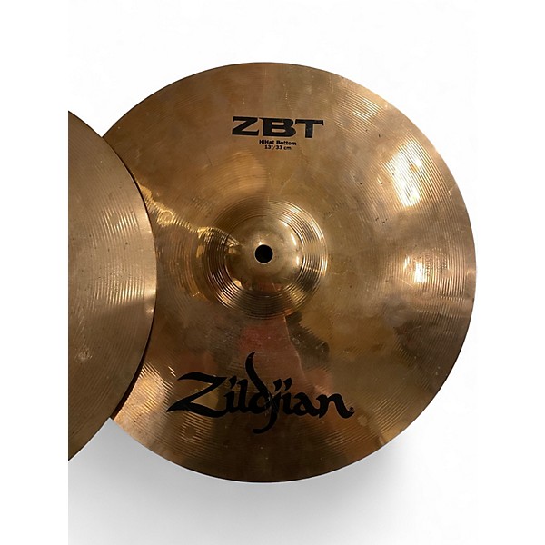 Used Zildjian 13in ZBT Hi Hat Pair Cymbal