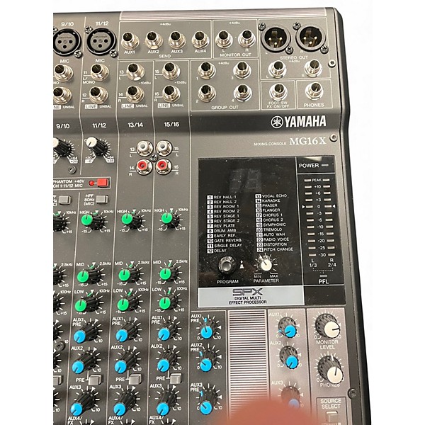 Used 2020s Yamaha  MG16x Unpowered Mixer
