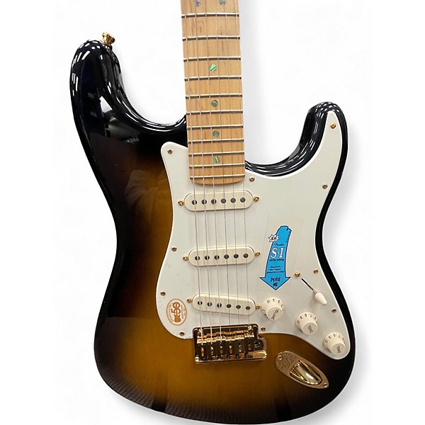 Used 2004 Fender 50th Anniversary American Stratocaster 2 Color Sunburst Solid Body Electric Guitar