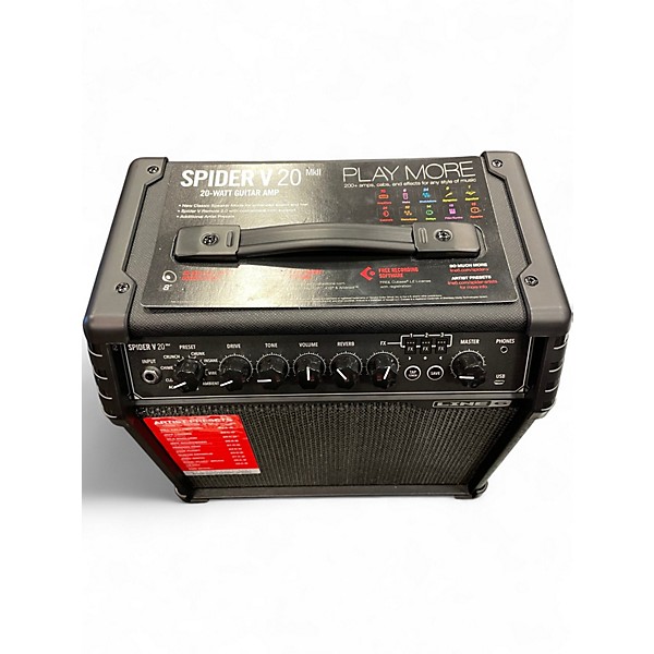 Used Line 6 Spider V 20 MkII 20w 1x8 Guitar Combo Amp