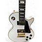 Used Epiphone Les Paul Custom Alpine White Solid Body Electric Guitar