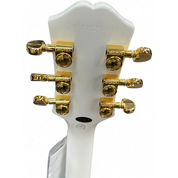 Used Epiphone Les Paul Custom Alpine White Solid Body Electric Guitar