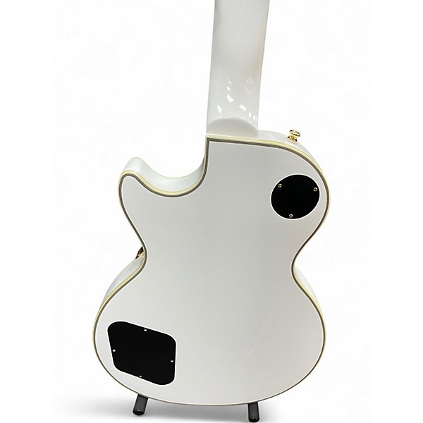Used Epiphone Les Paul Custom Alpine White Solid Body Electric Guitar