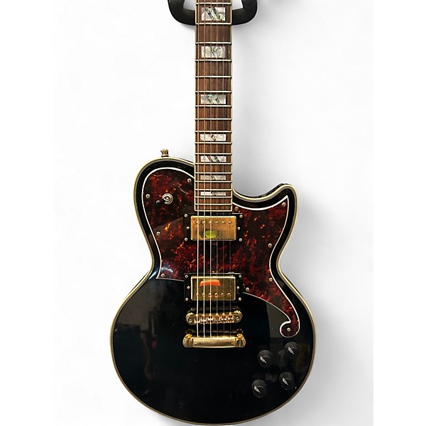 Used D'Angelico Deluxe Series Atlanta Black Solid Body Electric Guitar