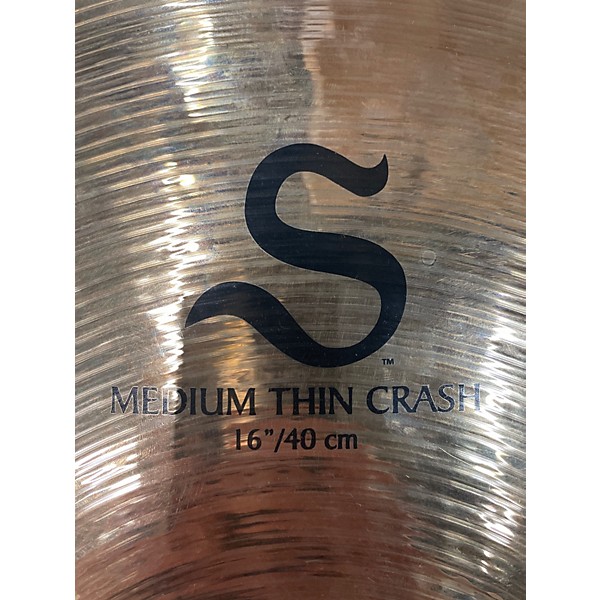 Used Zildjian 16in S Family Medium Thin Crash Cymbal