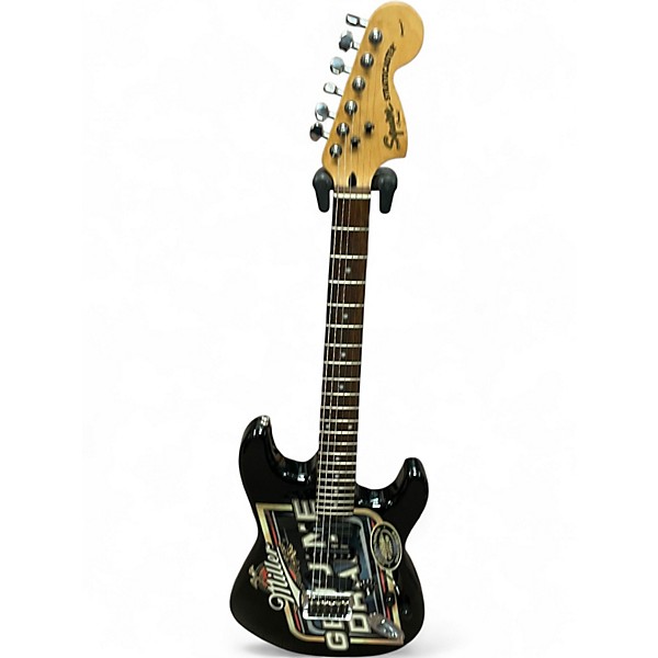 Used Squier Standard Stratocaster MGD Custom Graphic Solid Body Electric Guitar