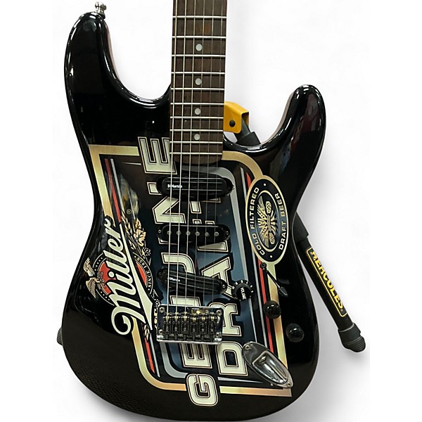 Used Squier Standard Stratocaster MGD Custom Graphic Solid Body Electric Guitar