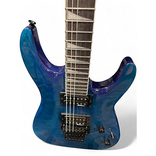 Used Jackson JS32Q DKA Trans Blue Solid Body Electric Guitar