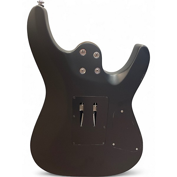 Used Schecter Guitar Research Diamond Series C6FR Black Solid Body Electric Guitar