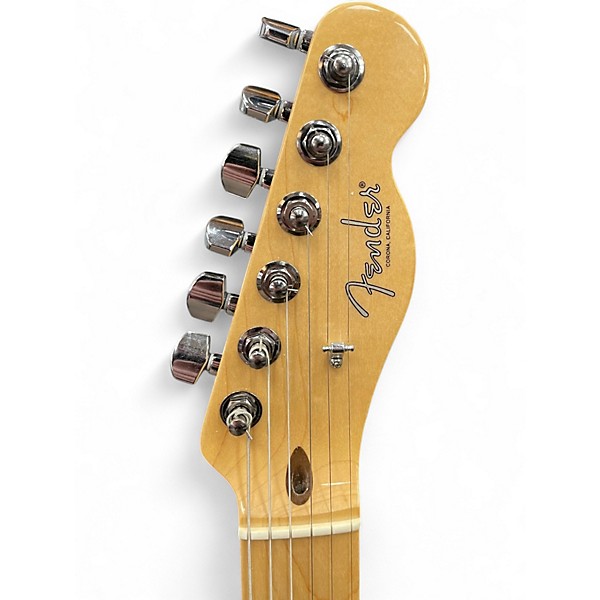 Used 2018 Fender Parallel Universe Series Whiteguard Strat Vintage Blonde Solid Body Electric Guitar