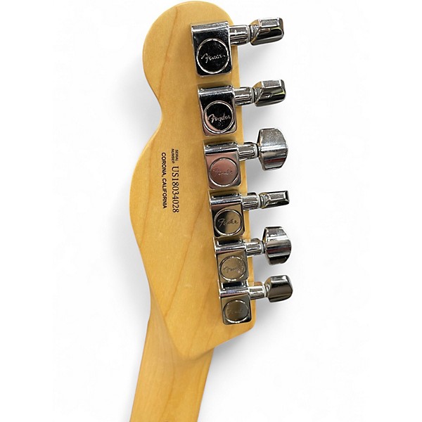 Used 2018 Fender Parallel Universe Series Whiteguard Strat Vintage Blonde Solid Body Electric Guitar