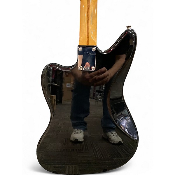 Used Fender Jaguar Black Solid Body Electric Guitar