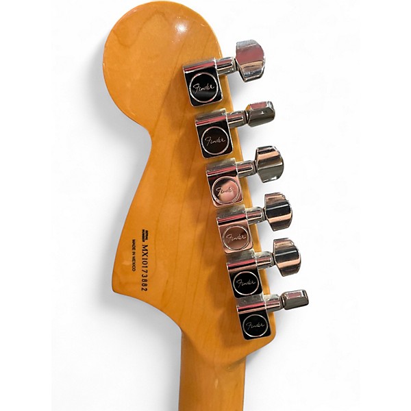 Used Fender Jaguar Black Solid Body Electric Guitar