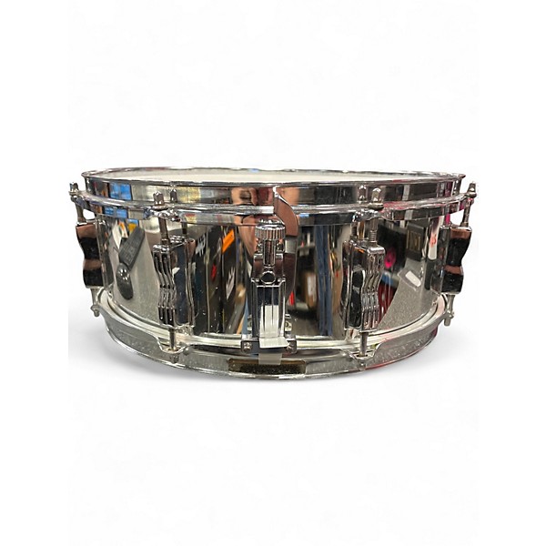 Vintage 1979 Ludwig 5X14 olive bage Chrome Drum