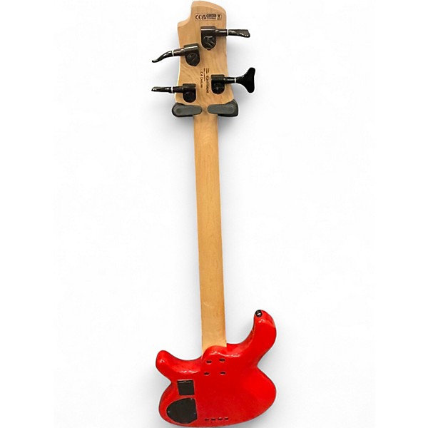 Used Cort C4 DELUXE Red Electric Bass Guitar