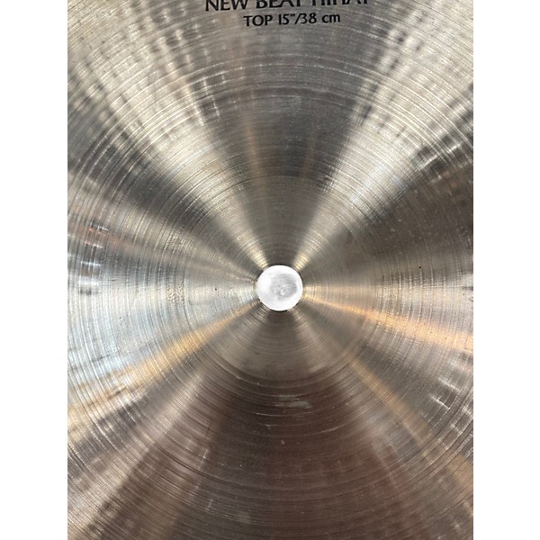 Used Zildjian 15in New Beat Hi Hat Top Cymbal