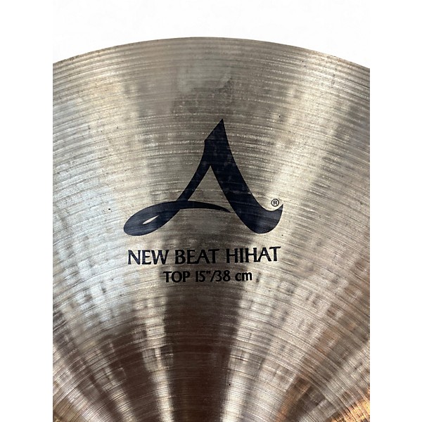 Used Zildjian 15in New Beat Hi Hat Top Cymbal