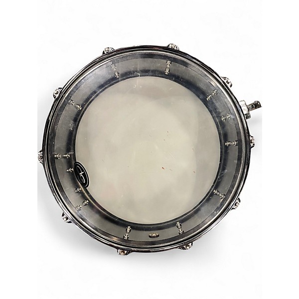 Used Gretsch Drums 14in CRYSTAL TONE BLACK NICKLE OVER STEEL BLACK NICKLE Drum