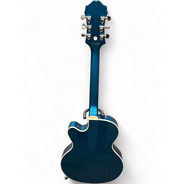 Used 2020s Epiphone Emperor Swingster Delta Blue Metallic Hollow Body Electric Guitar