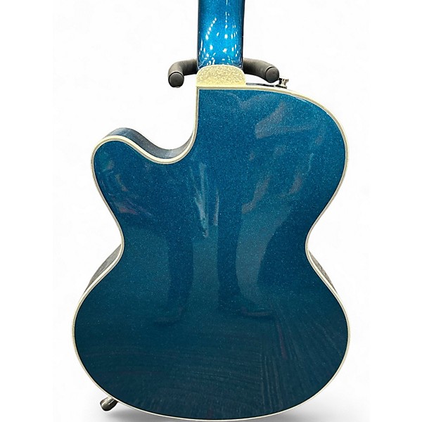 Used 2020s Epiphone Emperor Swingster Delta Blue Metallic Hollow Body Electric Guitar