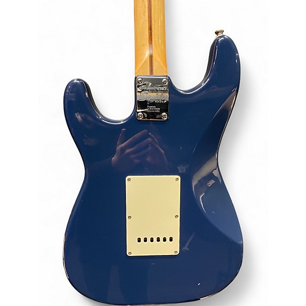 Used Squier 20th Anniversary Affinity Stratocaster Baltic Blue Solid Body Electric Guitar
