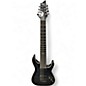 Used Schecter Guitar Research HELLRAISER C8 HYBRID TRANSPARENT BLACK BURST Solid Body Electric Guitar thumbnail