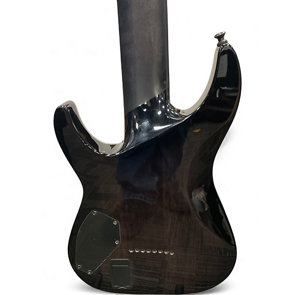 Used Schecter Guitar Research HELLRAISER C8 HYBRID TRANSPARENT BLACK BURST Solid Body Electric Guitar