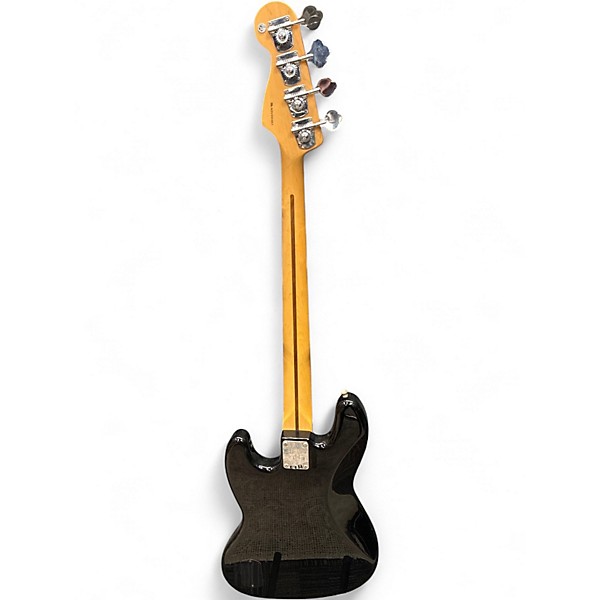 Used 2006 Fender Deluxe Active Jazz Bass Black Electric Bass Guitar