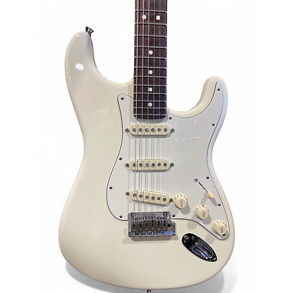 Used Fender American Professional Stratocaster SSS Olympic White Solid Body Electric Guitar