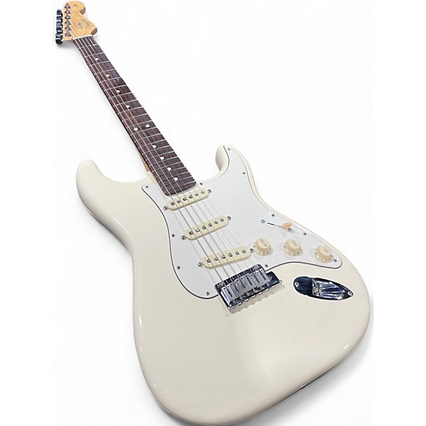 Used Fender American Professional Stratocaster SSS Olympic White Solid Body Electric Guitar