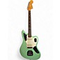 Used Fender 1962 American Vintage Jaguar Blue Solid Body Electric Guitar thumbnail