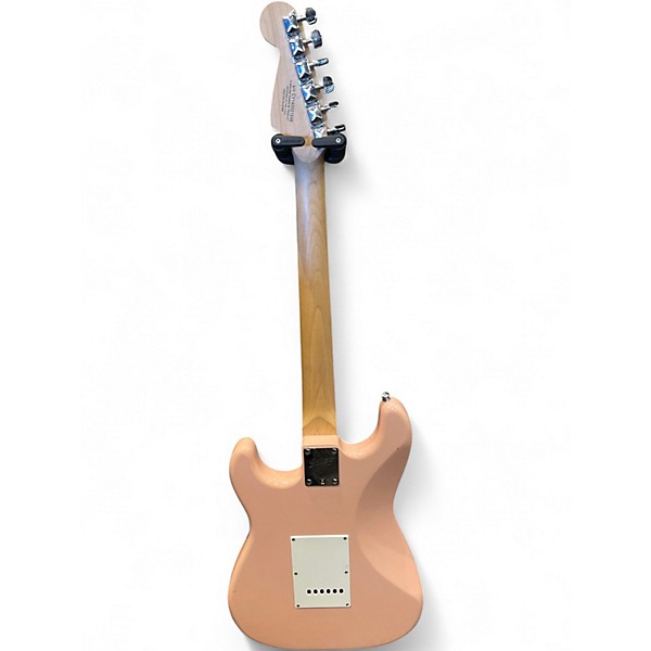 Used Squier Bullet Stratocaster Pink Solid Body Electric Guitar