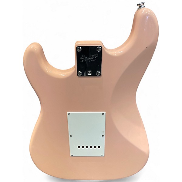 Used Squier Bullet Stratocaster Pink Solid Body Electric Guitar