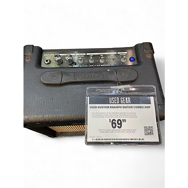 Used Kustom KGA10FX Guitar Combo Amp