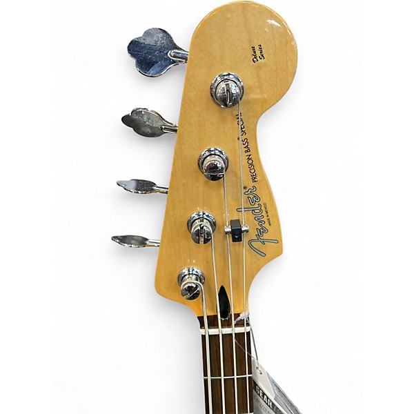 Used Fender Deluxe Active Precision Bass Vintage Natural Electric Bass Guitar