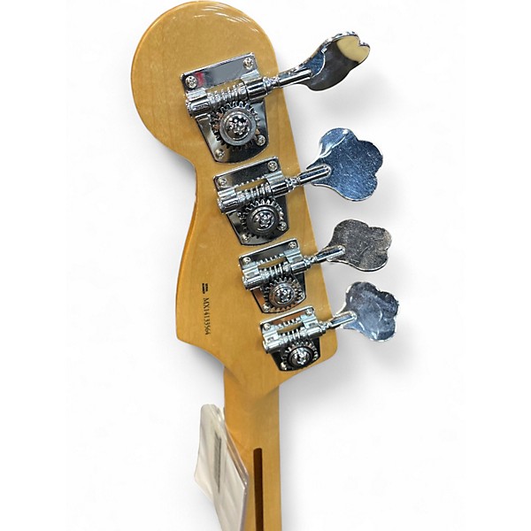 Used Fender Deluxe Active Precision Bass Vintage Natural Electric Bass Guitar