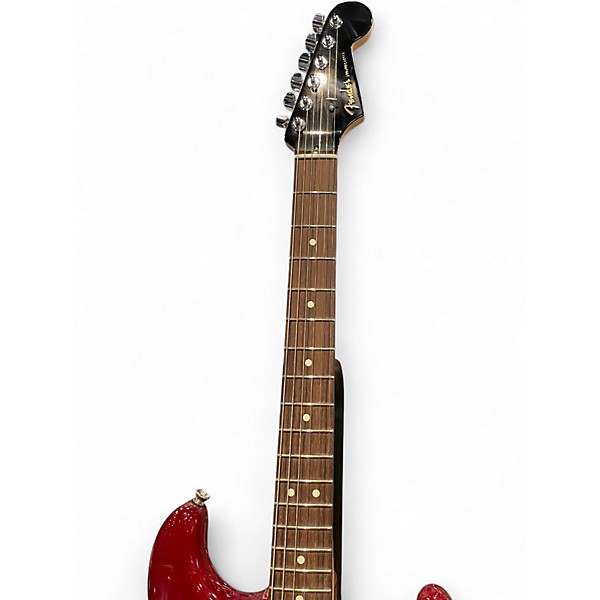 Used 2024 Fender Mod Shop Stratocaster Wine Red Solid Body Electric Guitar