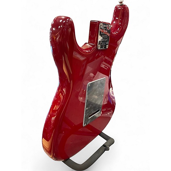 Used 2024 Fender Mod Shop Stratocaster Wine Red Solid Body Electric Guitar