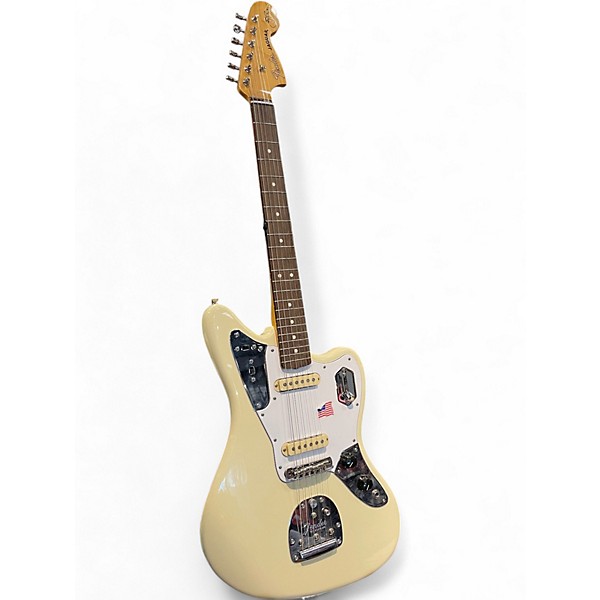 Used Fender Johnny Marr Signature Jaguar Alpine White Solid Body Electric Guitar
